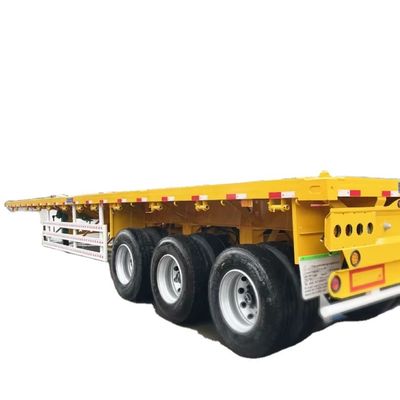 ซื้อ 3 4 5 แอ็กซ์ 40 ฟุต แบนเบดซามิเทรลเลอร์ 60 ฟุต ความจุสูง 13T-16T สําหรับเม็กซิโก online manufacture