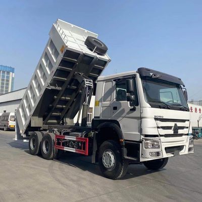 ราคาดี 10 ล้อ Sinotruk Howo 6x4 รถกระบะกระบะ 20CBM ความจุ รถกระบะกระบะกระบะ LHD Drive ออนไลน์