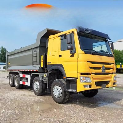 ราคาดี Howo Euro 4 380hp 8x4 รถบรรทุกขยะ พร้อมระบบควบคุม ZF8118 และความจุ 50 ตัน ออนไลน์