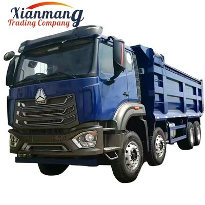 ราคาดี 400HP ไดเซล Dump Tipper Truck HOWO NX 8X4 ล้อขับเคลื่อนมาตรฐานการปล่อยระดับยูโร 3 และไม่มี ESC หรือระบบมัลติมีเดีย ออนไลน์