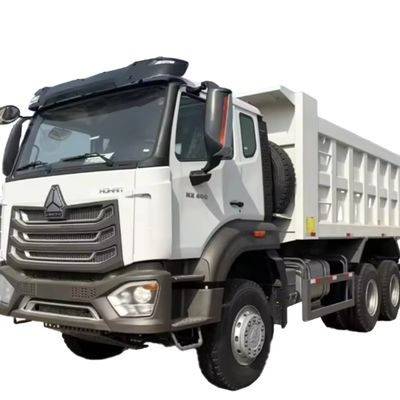 ราคาดี มือสอง Sinotruk Hohan 6x4 10 ล้อ รถบรรทุกขยะ U Shape Howo NX 380HP รถบรรทุกขุดเหมือง ออนไลน์