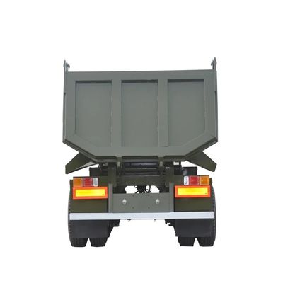 ราคาดี 3 แอ็กซ์ U- Shape Tipper Dump Truck ไฮดรอลิก ซิลินเดอร์ด้านหลัง Dump Semi Trailer สารรวมระดับสูง ออนไลน์
