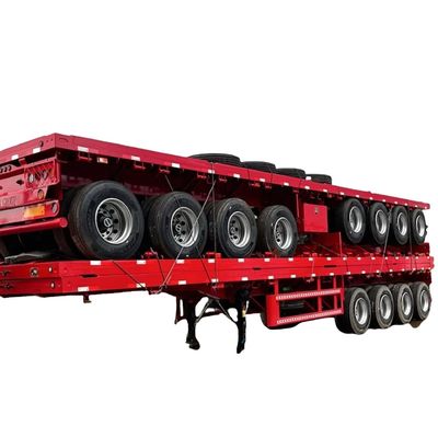 ราคาดี โรงงานที่กําหนดเอง 40ft Flatbed Semi Trailer 2 Axles 3 Axles 4 Axles Dolly Tractor Chassis สําหรับการเชื่อมต่อ ออนไลน์