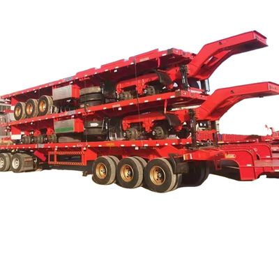 ราคาดี Xianmang Group 3 และ 4 Axles 20ft 40ft Container Flat Bed Flatbed Semi Trailers สําหรับแดนทานซาเนียและเคนย่า ออนไลน์
