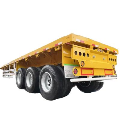 ราคาดี คอนเทนเนอร์ขนส่ง 2 3 4 แอ็กซ์ 20 ฟุต แพลตฟอร์ม Semi Trailer Flatbed Semi Trailer สําหรับขายกับ Fuwa / BP แอ็กซ์ ออนไลน์