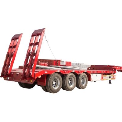 ราคาดี XM Group 4 Axle Low Bed Trailer Hydraulic Front Load Gooseneck Lowboy Semi Trailer สําหรับไนจีเรีย ออนไลน์