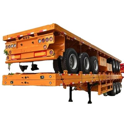 ราคาดี ขายใหม่และมือสอง สามแกน 40 ฟุต Flatbed Semi Trailer ขาย ออนไลน์