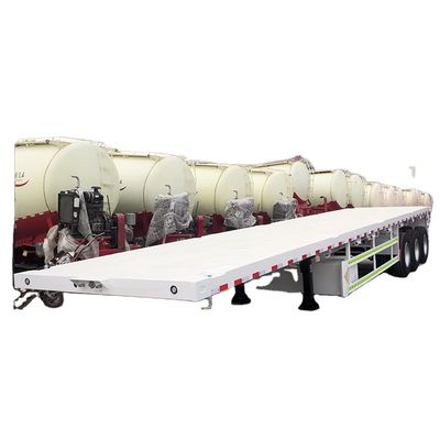 ราคาดี สามารถปรับเปลี่ยนได้ 3 4 Axel 12.5M 40ft Flatbed Semi Trailer Container Flatbed Car Hauler สําหรับขาย ออนไลน์