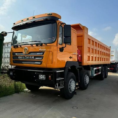ราคาดี RHD 8X4 Shacman Dump Truck พร้อมเครื่อง WEICHAI WP12.375E53 และตัวเลือกการปรับแต่ง ออนไลน์