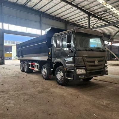 ราคาดี 8X4 Lhd 12R20 375 HP Howo Dump Truck ปรับแต่งตามความต้องการ พร้อมการควบคุมและม้า ออนไลน์