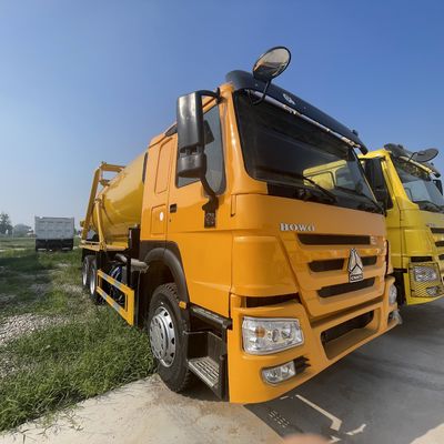 ราคาดี How heavy duty 6 wheels sewage truck 10/13 CBM ขยะการกําจัด ด้วยการทํางานการปล่อยความดันและ 12 ตัน CURB น้ําหนัก ออนไลน์