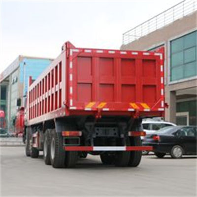 ราคาดี โฮโว 8x4 12 ยาง LHD รถบรรทุกขยะ ยูโร II มาตรฐานการปล่อยไฟฟ้า 380HP ปรับแต่งหมุนขวา ออนไลน์