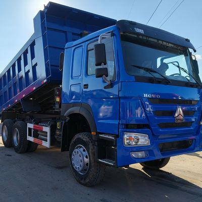 ราคาดี สามารถปรับเปลี่ยนการขับขี่ด้วยมือซ้ายหรือขวา 371-400hp HOWO 6X4 รถบรรทุกขยะพร้อมระบบควบคุม Zf8118 และรถบรรทุกน้ํามัน 300L ออนไลน์