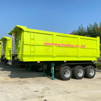 ราคาดี 24m3 3 แกน Dump Semi-Trailer U-Shaped Bucket Standard (ขนาด 9400mm × 2400mm × 3300mm) ออนไลน์