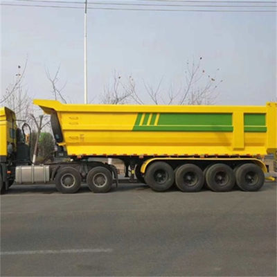 ราคาดี 8 มิลลิเมตร ความหนาของแผ่นด้านล่าง Dump Semi-trailer with 3/4 Axle Original Customizable FUWA/BPW American Mechanical Suspension รถยนต์ลากลาง ออนไลน์