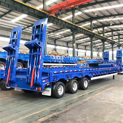 ราคาดี สามารถปรับเปลี่ยนยางชนิด 12R22.5 แบบยาง 3-Axle 12-ยาง น้อยเตียง Semi-trailer กับ JOST 2.0 นิ้ว King Pin ออนไลน์