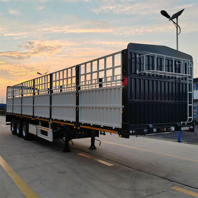 ราคาดี 3/4 แอ็กซ์ 12/16 ยาง แอ็กซ์เดิม Fence Truck Trailer (ขนาด (L * W * H) : 12400x2500x3650mm) ออนไลน์